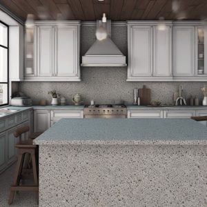 plan de travail corian platinium