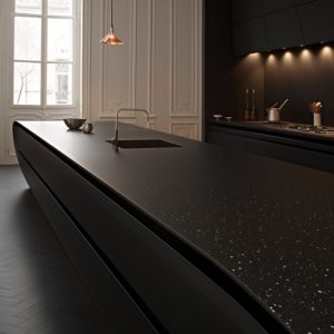 plan de travail corian profonde tempete