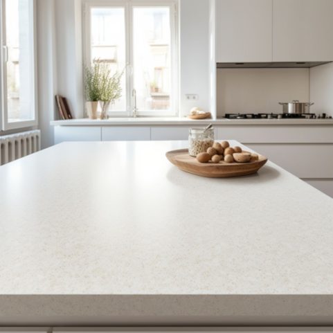 Plan Travail Pour La Cuisine En Corian – “Savannah”