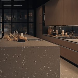 plan de travail corian sonorité