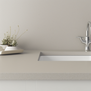 plan de cuisine corian gris claire