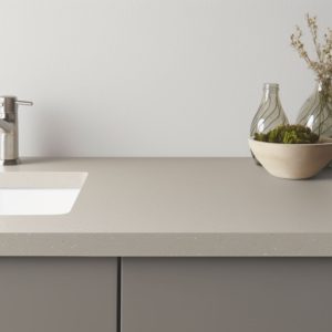 plan de cuisine corian gris claire