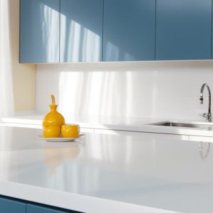 plan de cuisine corian blanc venaro