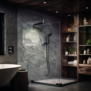 salle de bain marbre blanc super