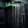 Salle de Bain en Marbre Noir “Marquis” 12