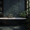 Salle de Bain en Marbre Noir “Marquis” 13