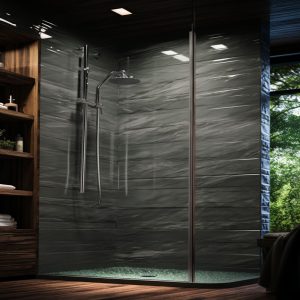 salle de bain marbre platine
