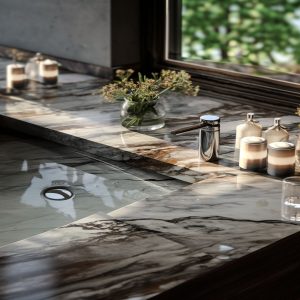 salle de bain marbre portinaire