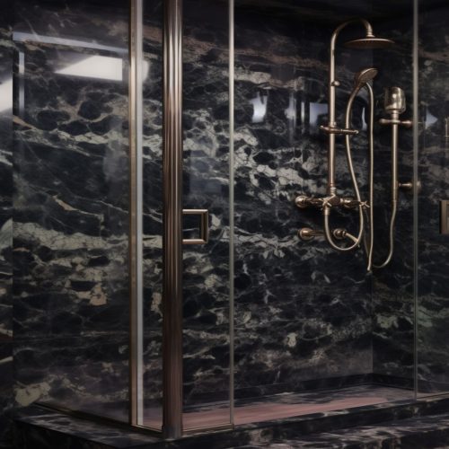 Salle de Bain en Marbre “Portoro Extra” 10