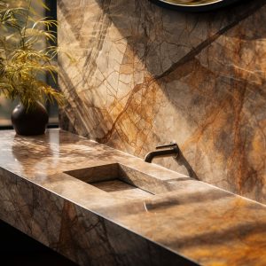 salle de bain marbre valence