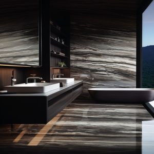 salle de bain marbre glacier