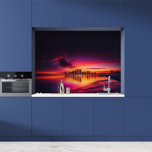Crédence de Cuisine “Coucher De Soleil Violet” 6