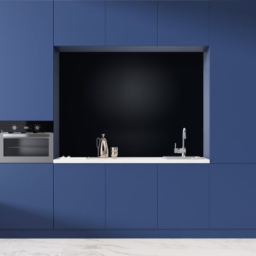 Crédence de Cuisine “Couleur Unie Noire” 10