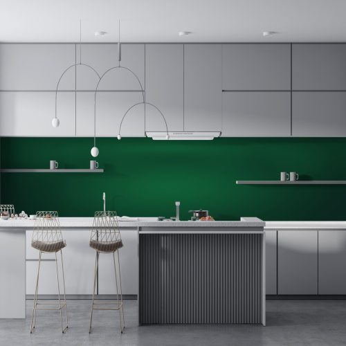 Crédence de Cuisine “Couleur Unie Verte” 6