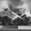 Crédence de Cuisine “Montagne noire enneigée” 17