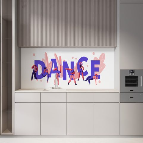 Crédence de Cuisine “logo Danse”