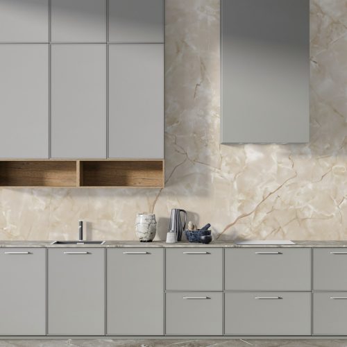 Crédence de Cuisine “Marbre Beige” 8