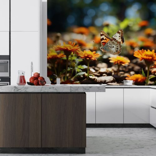 Crédence de Cuisine “Automne Doré et Papillon” 11