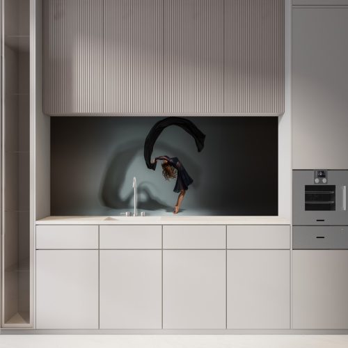 Crédence de Cuisine “La danseuse en robe noire” 10