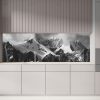 Crédence de Cuisine “Montagne noire enneigée” 14
