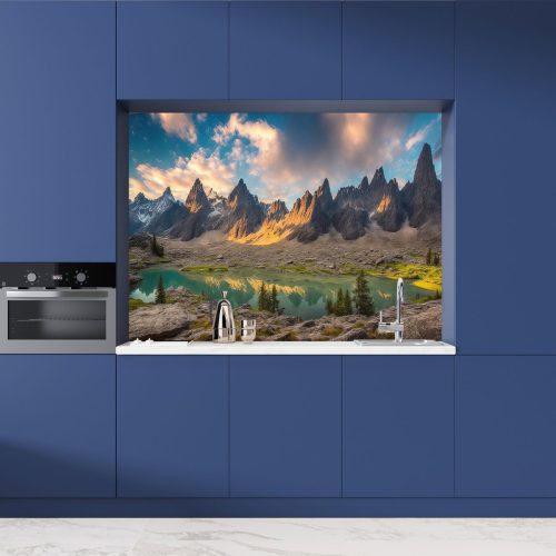 Crédence de Cuisine “Montagne verdoyante” 9