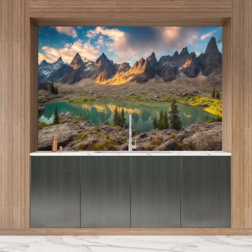 Crédence de Cuisine “Montagne verdoyante” 8