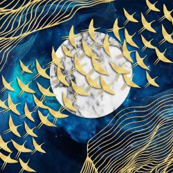 credence cuisine art peinture encre chine