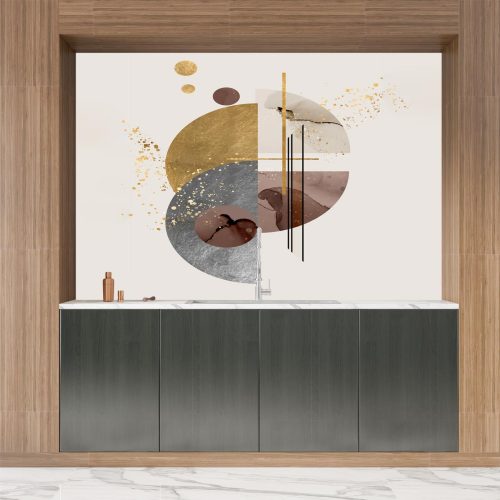 Crédence de cuisine “Art moderne doré” 11