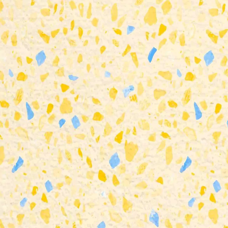 Crédence de cuisine Terrazzo Abstrait Jaune