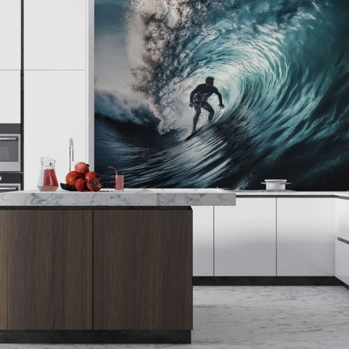 Crédence de cuisine “Surf immersif sous vague” 12