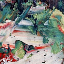 credence cuisine tableau peinture acrylique
