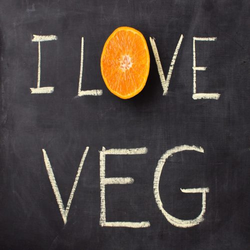 Crédence de cuisine “Ardoise ‘I love veg'” 7