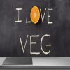 Crédence de cuisine “Ardoise ‘I love veg'” 14