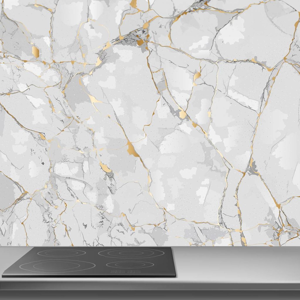 Mosaïque Aluminium Quartz Gris Mélangé – Murale Cuisine, Bain, Effet Mat Et Rustique