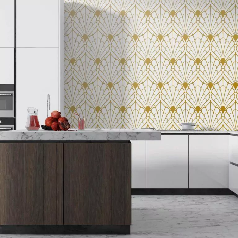 Crédence de cuisine Déco Jaune Dégradé