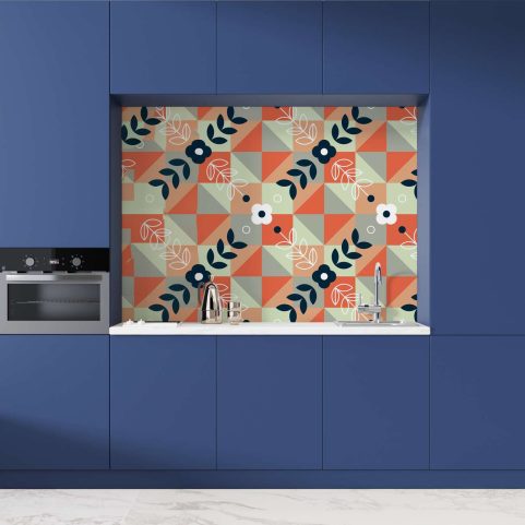 Crédence de cuisine “Motif design scandinave”