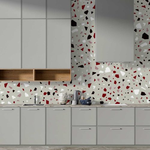 Crédence de cuisine “Abstract Terrazzo Coloré” 8