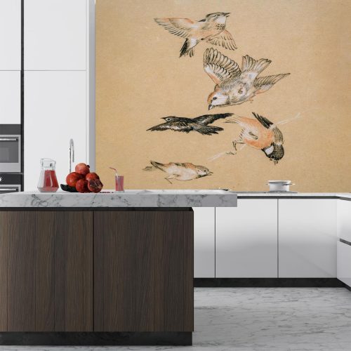 Crédence de cuisine “Impressionniste oiseaux” 11