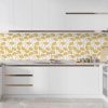Crédence de cuisine “motif design feuilles de ginkgo” 11