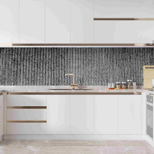 Crédence de cuisine  “Terrazzo Texture béton gris” 12
