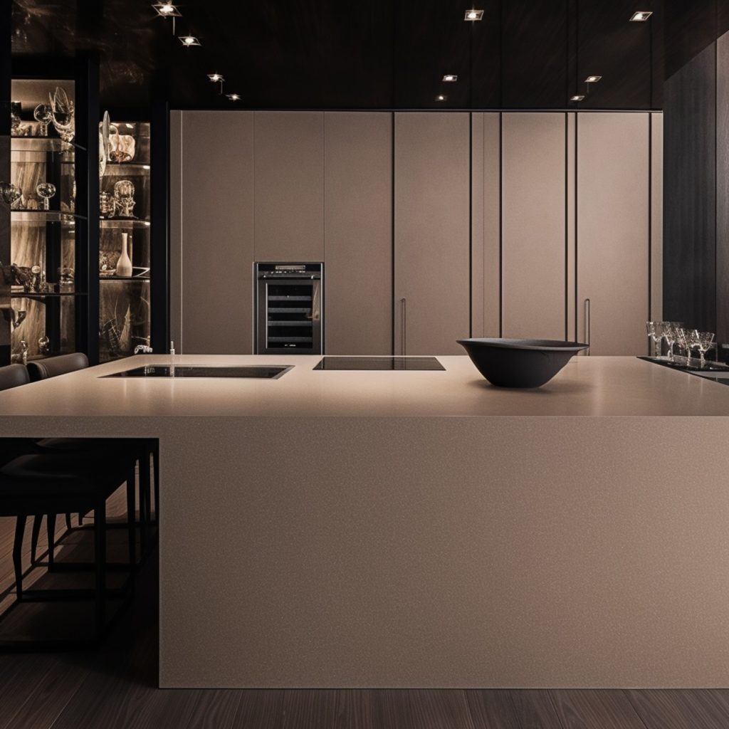 Îlot central de Cuisine Céramique – « Black » | Meilleur Plan cuisine
