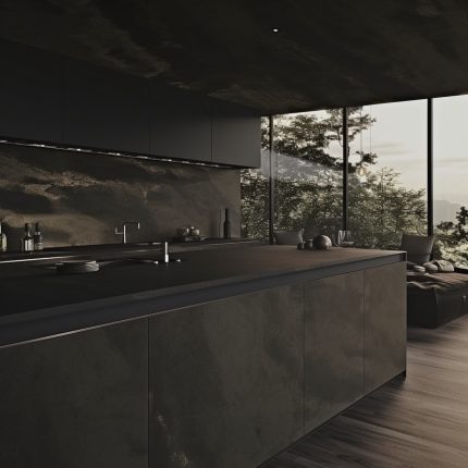 Ilot central de Cuisine Dekton  “Radium”