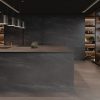 Ilot central de cuisine en Céramique – “Concrete Black” 12