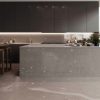 Ilot central de cuisine en Céramique – “Milan Stone” 15