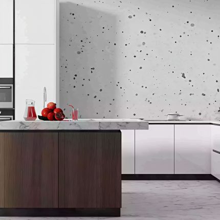 Crédence de cuisine "Béton Gris Clair"