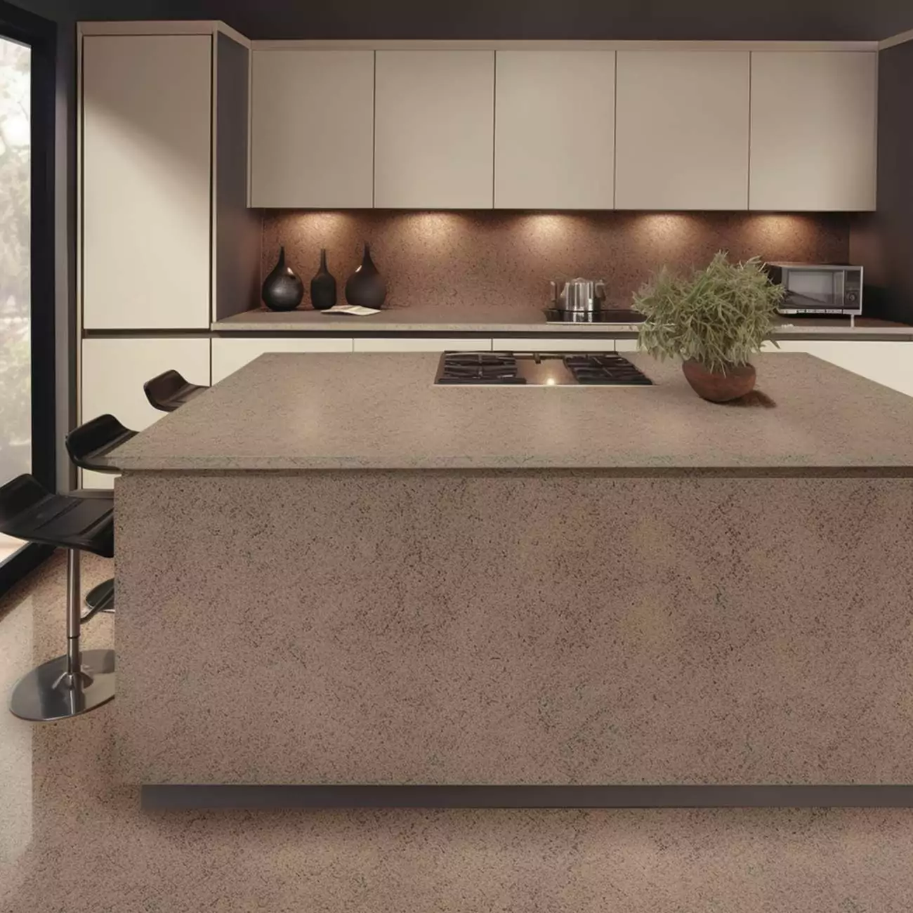 Plan de Travail Cuisine Quartz – “Canterbury”