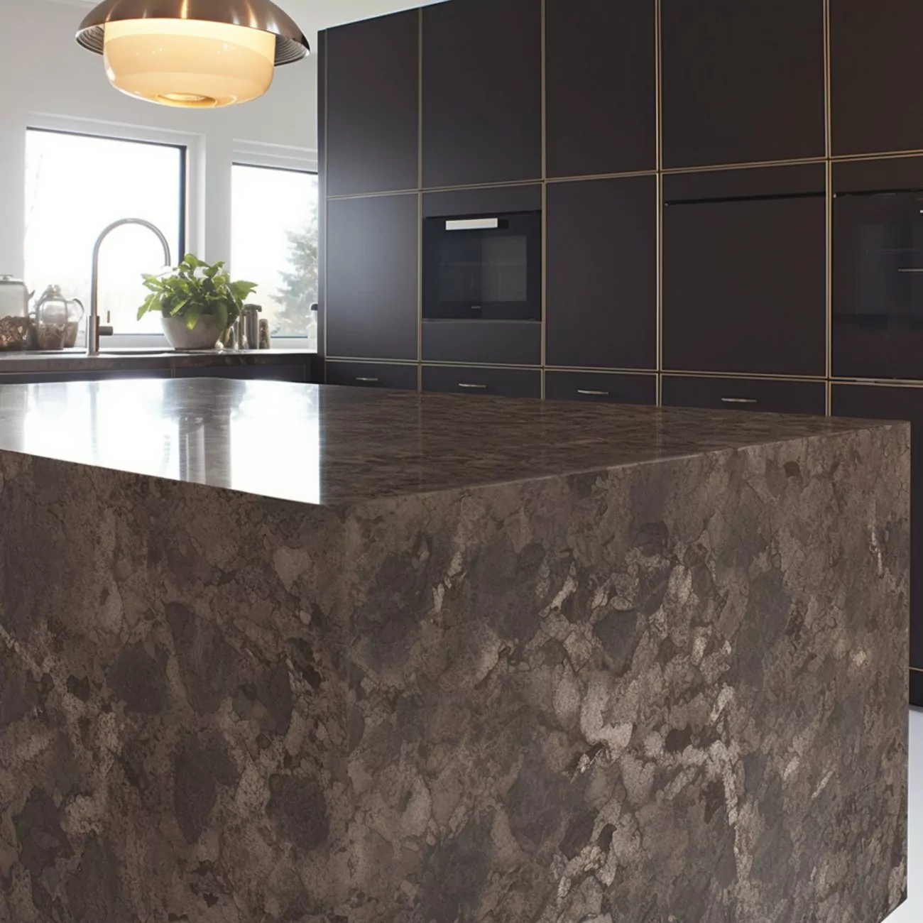 Plan de Travail Cuisine Quartz – “Harlech” 5