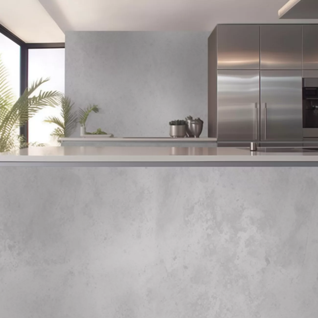 Plan Travail Quartz – “Airy Concrete Caesarstone” 3