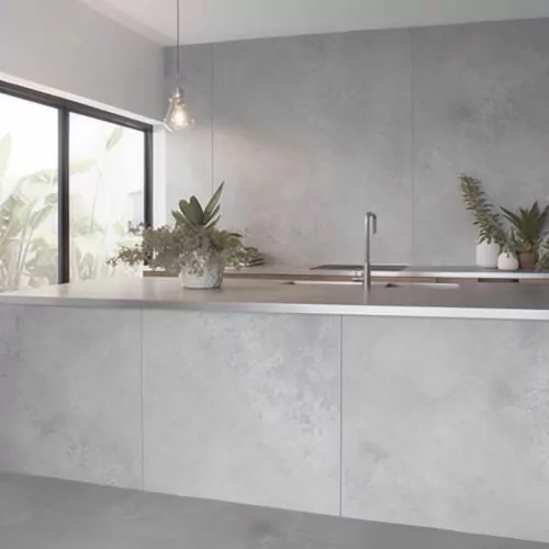 Plan Travail Quartz – “Airy Concrete Caesarstone” 2