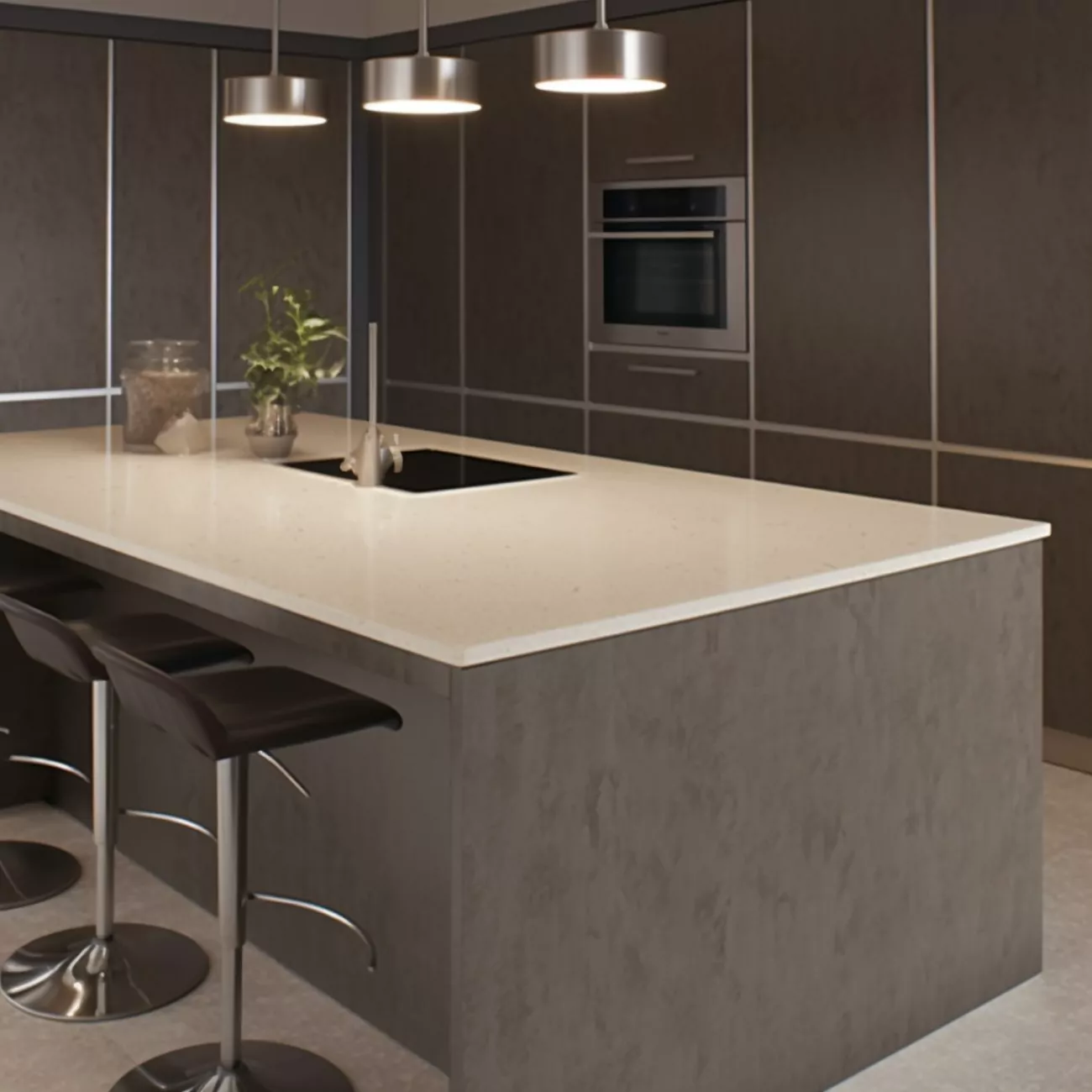 Plan de Travail Cuisine Quartz – “Burnbury” 5